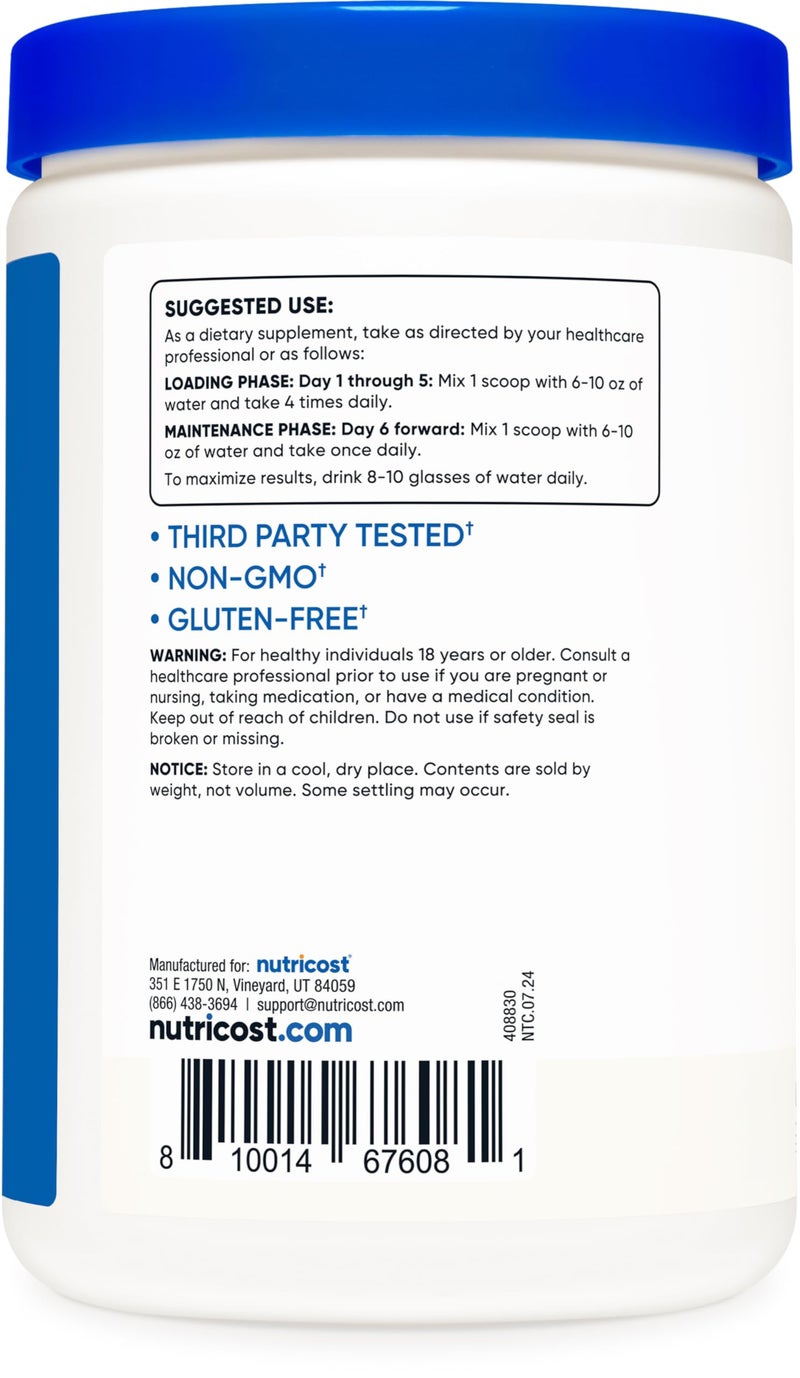 Nutricost Creapure® Creatine Monohydrate 500 Grams - Image 4